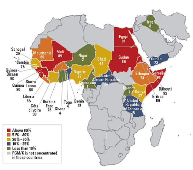 Mutilación Genital Femenina en África