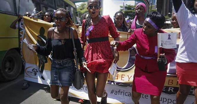 8M Manifestación en Kenia