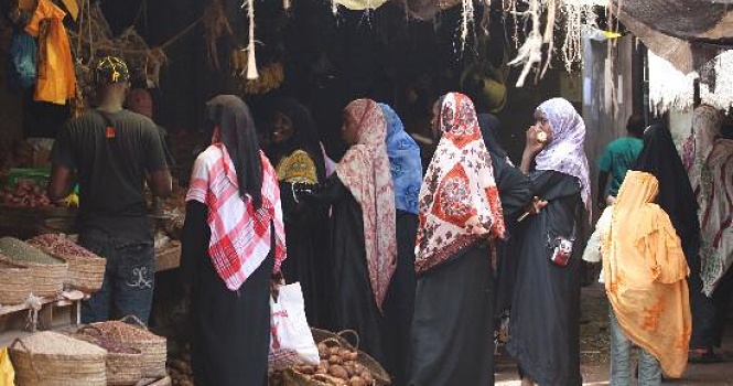 Mercado de Lamu, Kenia